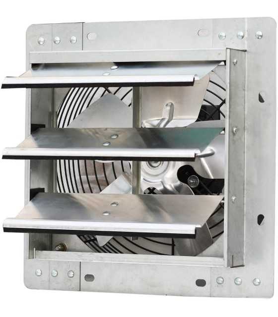 Wall-mounted Automatic Shutter Ventilation Fan 250mm KHG25