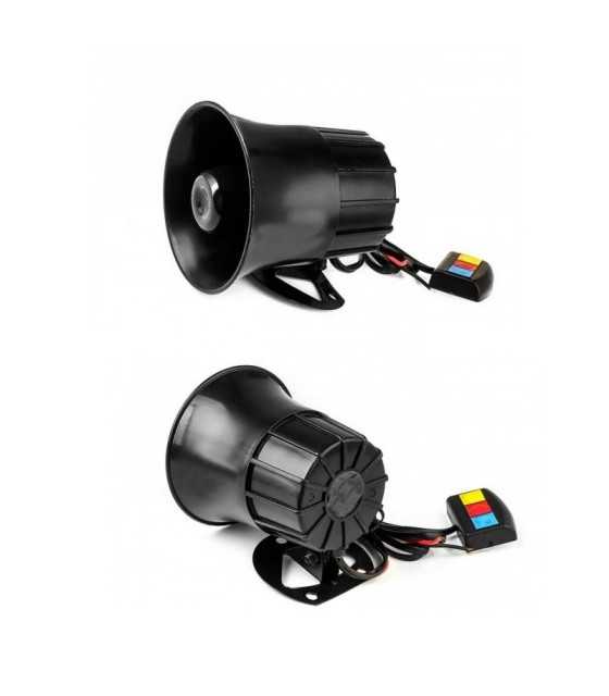 Sound Loud 110dB 30W 12V Alarm Fire Horn Siren Speaker