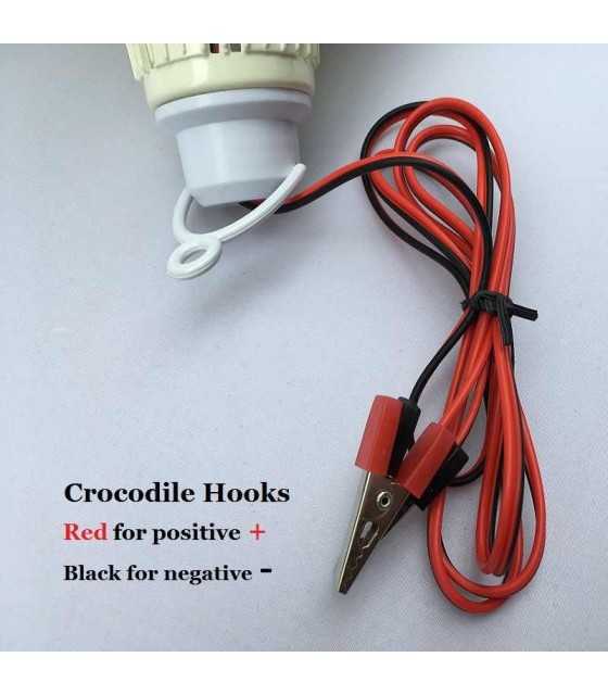12V LED Outdoor Tent Light kit With Crocodile Clips