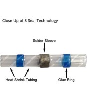 Solder Seal Wire Connectors, Welding Ring Heat Shrinkable Terminal, Heat Shrink Butt Connectors