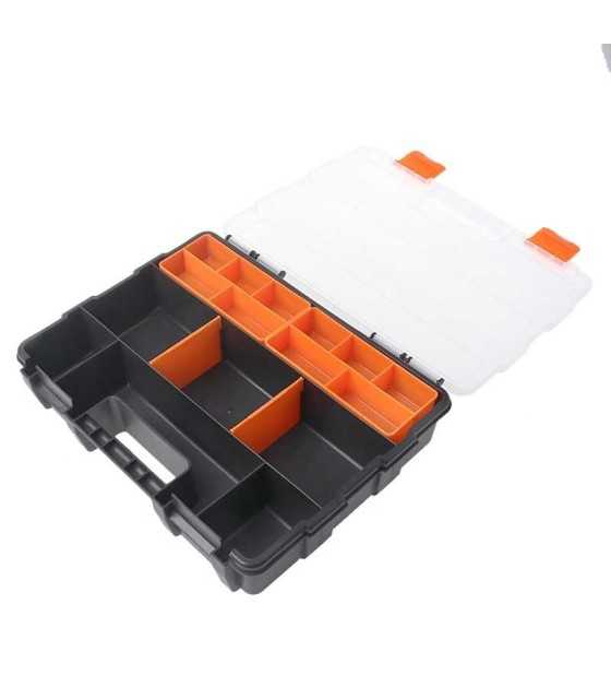 Plastic Carry Tool Storage Case Spanner Screwdriver Parts Hardware Organizer Box