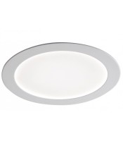 18W Round LED Panel Light - White