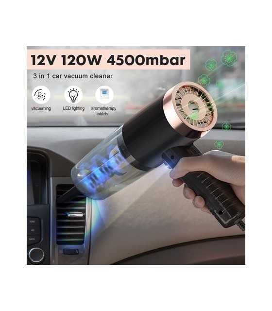 Cleaner Mini Wet/Dry Handheld Auto Vacuum Cleaner for Car Interior &amp; Home Cleaning
