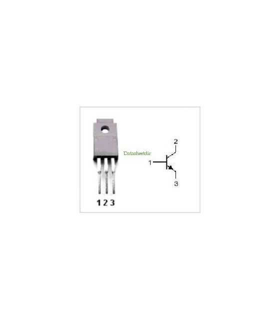 Транзистор BUT56AF, NPN, 1000 V, 8 A, 50 W, 10 MHz