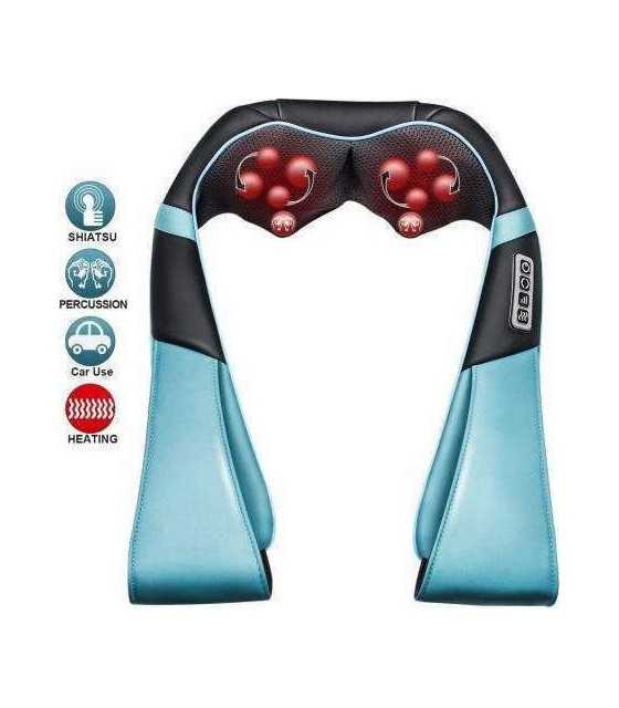 Електрически масажиращ шал Shiatsu Shawl 4-Button Infrared Neck Heat Relax
