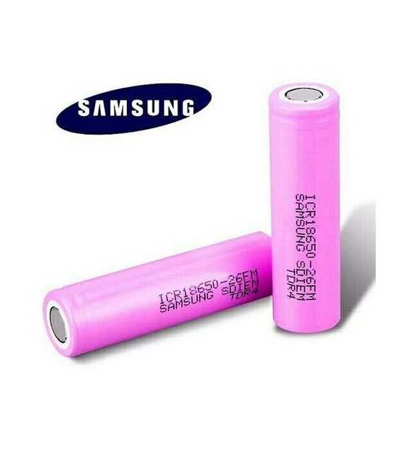 Samsung ICR 18650 26F 5.2A 2600mAh High Drain Flat Top Rechargeable Battery