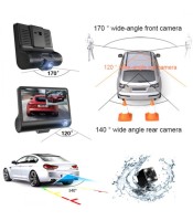 WDR Car Dual Dvr Lens Camera Video Recorder