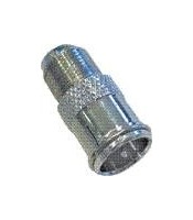 F Male Female Quick Connect Coaxial Adapter