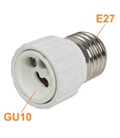 E27 to GU10 Lamp Socket Converter Adapter ABS