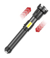 1200000 Lumens Ultra Bright xhp LED Flashlight Rechargeable Camping