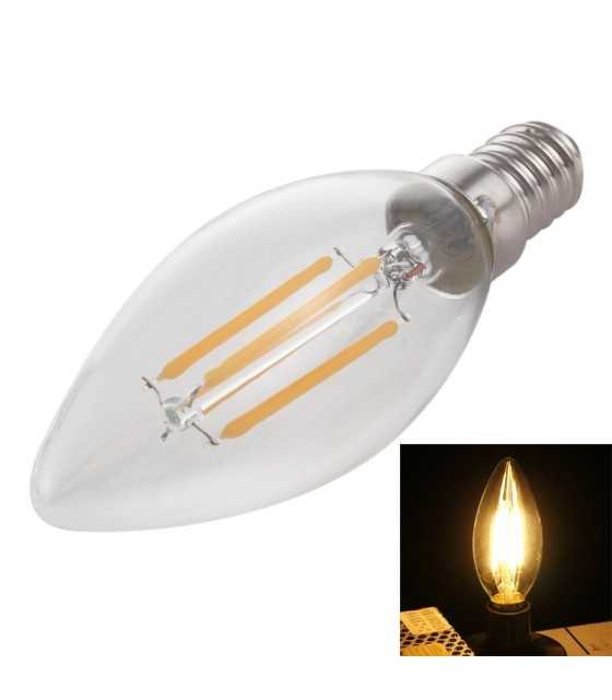 LED Filament Candle 6W Glass bulb 2700k