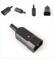 AC CONNECTOR MALE FOR CABLES 3P 10A/250V