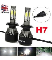 4-Side H7 LED Headlight Kits
