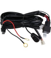 LED Work Fog Light Bar Wiring Harness Relay Kit On/off Switch off Road