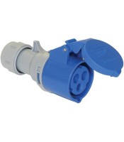 223-6 - 32a 230v 3p Cee Industrial Socket, Ip44, Blue