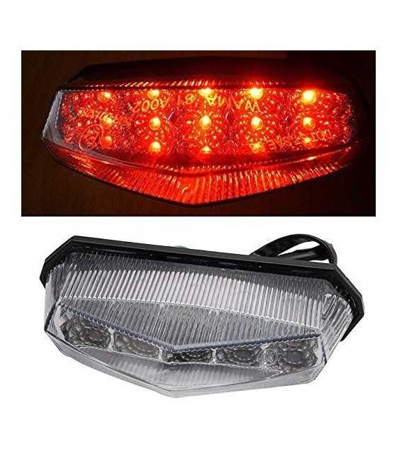 LED Motorcycle Quad Scooter Number License Plate Rear Brake Tail Light US