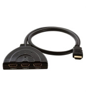 HDMI кабел, 3xHDMI(f) HDMI(m), 3 входа - 1изход, 0.2 метра