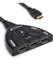 HDMI кабел, 3xHDMI(f) HDMI(m), 3 входа - 1изход, 0.2 метра