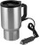 12V 450ml Electric In‑car Stainless Steel Travel Heating Cup Coffee Tea Car Cup Mug Silver