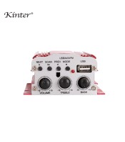 kinter MA-700 Mini audio Amplifier 2channels USB FM antenna for home car motorcycle