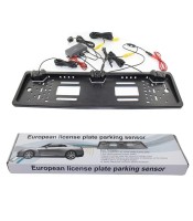License Plate Parking Sensor With Car Reversing Rear View