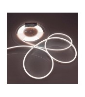LED светлинен маркуч Led Trandafi Neon flex, SMD 5050, 12V, A ++, IP66, 1250 lm, 5м, Бял
