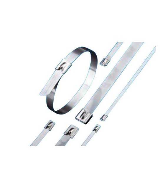 Stainless Steel Uncoated Ball Lock Cable Tie