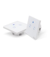 Double Gangs Smart Wall Touch Switch with RF