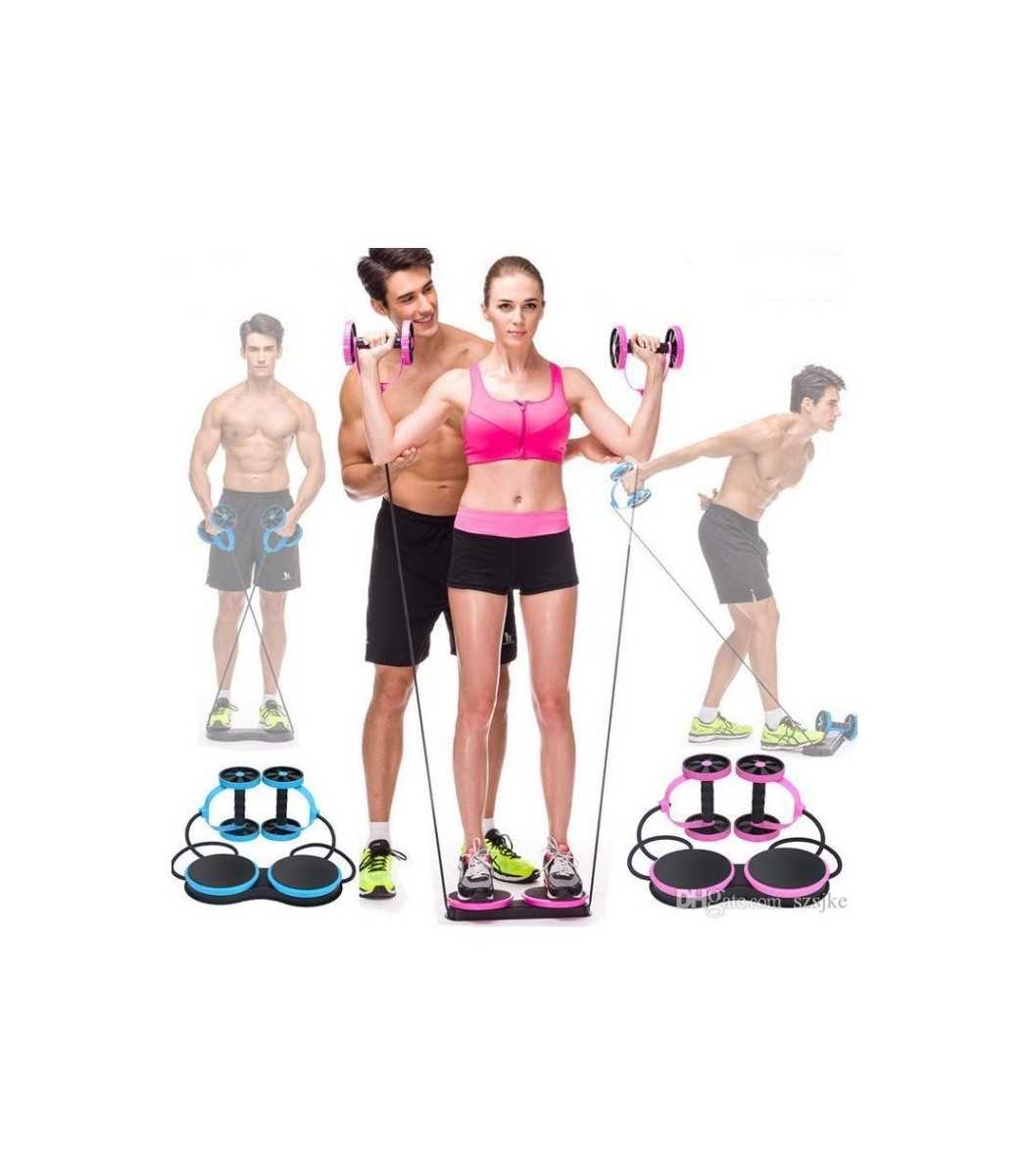 Exercise and Fitness Wheel for Home Gym,Abdomen and Arm Workout Equipment Waist Slimming Trainer for Man and Women