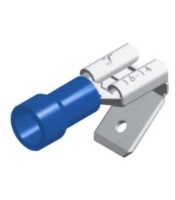 Slide Cable Lug Insulated Female/Male Blue 0.8-6.35 PB2-6.4V