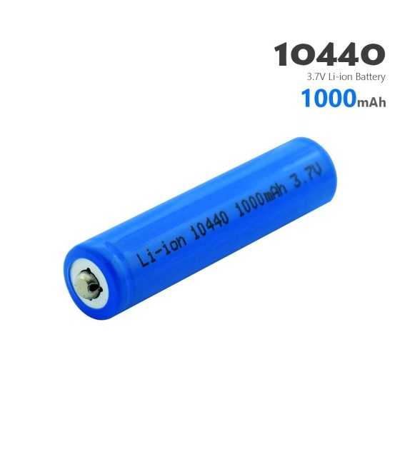 10440 Li-Ion 3.7V No.7 350mAh Rechargeable Lithium Battery for Devices Electricals