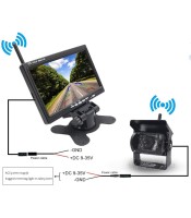 Wireless Car Backup Camera and Monitor Kit, Waterproof Night Vision Wireless
