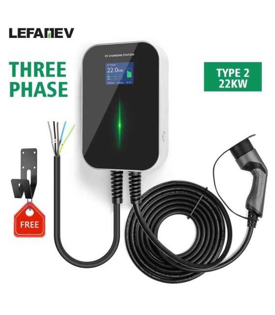 Wallbox EV Charger Electric Vehicle Charging Station Type 2 Socket IEC 62196-2 22KW for Audi for Volkswagen