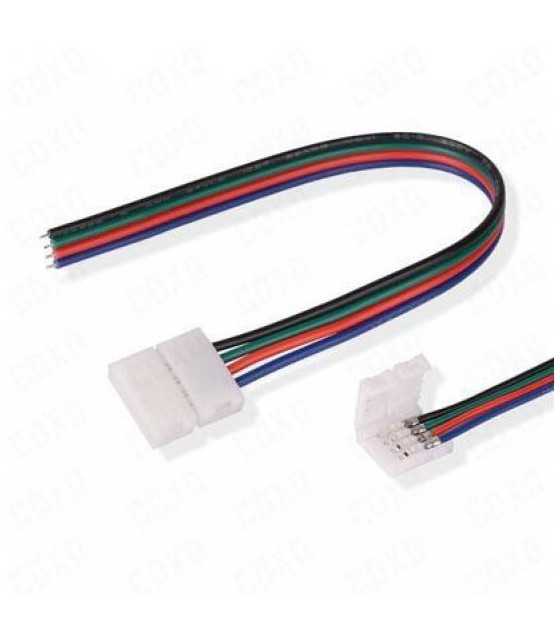 LED STRIP ACCESSORIES CONNECTOR FOR 5050 RGB TO CONTROLLER