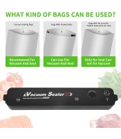 Food Vacuum Sealer Kitchen Food Fruit Vacuum Sealer Machine Home Vacuum Sealers vakum