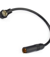 Car Antenna Socket to Coax Plug Adaptor Converter Cable