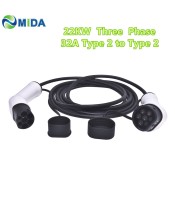 EV Charging Cable Type 2 to Type 2 32A 3 Phase 5m