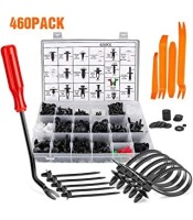 460 PCS Auto Body Retainer Clips Plastic Fasteners Set With Tool For GM Ford Door Trim Panel Retainer Fastener Kit