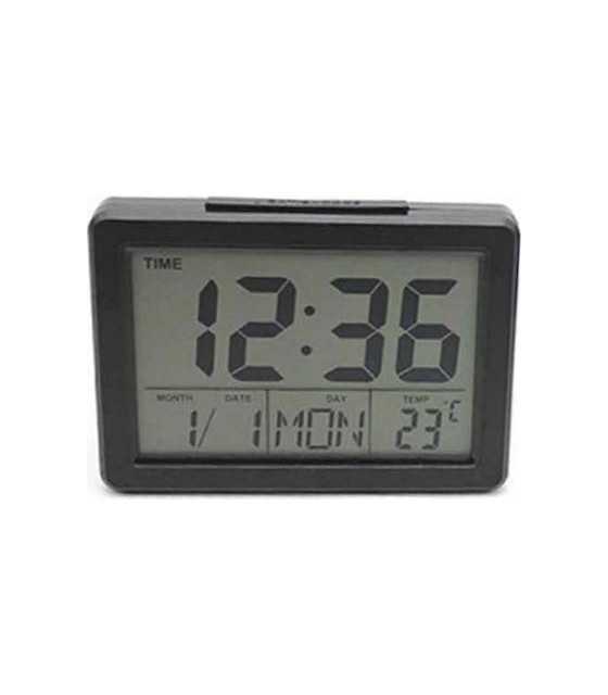 Ψηφιακό Ρολόι Επιτραπέζιο με Ξυπνητήρι DS2619 Μαύρο Ψηφιακό Ρολόι Επιτραπέζιο με Ξυπνητήρι DS2619 Μαύρο