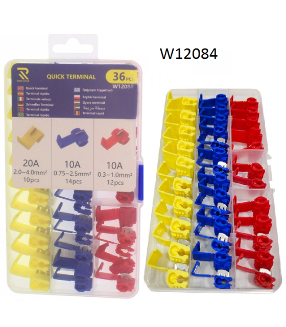 Съединител ножов (red,blue,yellow) Scotch Lock Quick Splice 22-10 AWG