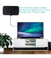 Indoor Digital TV Flat Antenna Amplifier Mini DVB-T / T2 Aerial