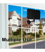 Indoor Digital TV Antenna + Bracket Holder HDTV UHF VHF TV Antena DVB-T DVB-T2 ATSC ISDB