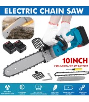 10 Inch Electric Chain Saw Woodworking Tool Portable Chainsaws