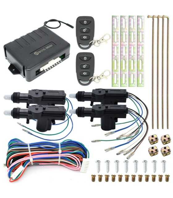 Central Door Power Lock Kit Keyless Entry System Security Remote Universal