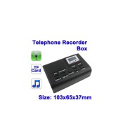 Digital Fixed Telephone Recording Box LCD Display Support SD Card Automatic Recording
