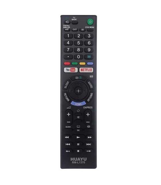 RM-L1370 Remote Control Compatible for LCD LED TV Sony YouTube &amp; Netflix