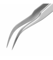 fine tip titanium tweezers curved ends, 120mm АКСЕСОАРИ ЗА ГРИМ