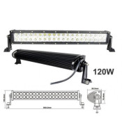 56 См Мощен LED бар 120W 40 LED 12V 24V АТВ, Джип, 4х4, Offroad, Камион