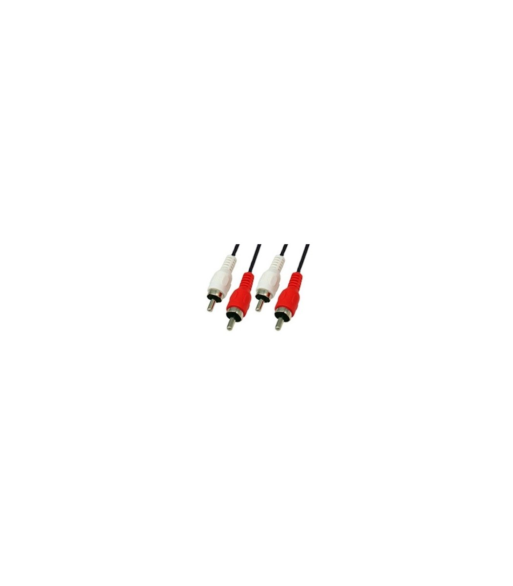 SOUND CABLE 2 MALE RCA TO 2 MALE RCA 10m