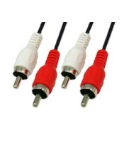 SOUND CABLE 2 MALE RCA TO 2 MALE RCA 10m